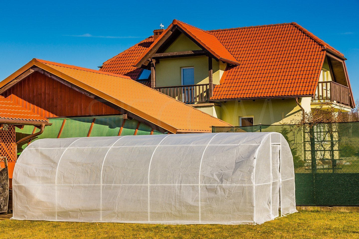TUNEL foliowy SZKLARNIA 3,0 x 2,2 x 1,9 m 6,6m2 - obrazek 12