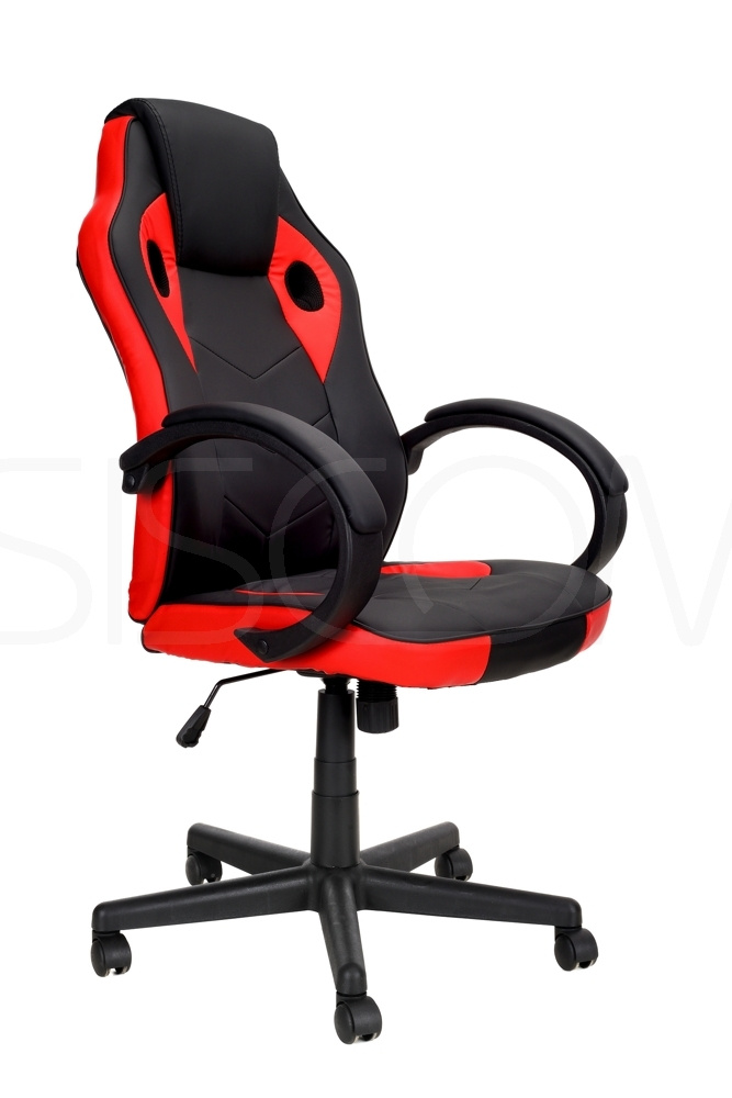 Fotel biurowy XGAMER - czarno-czerwony - obrazek 4