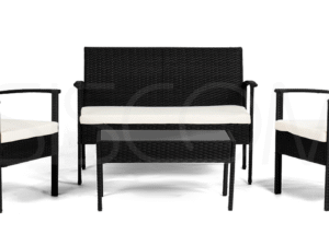 193_1 Zestaw Technorattan - 2 Fotele + Sofa + Stół