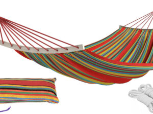 2862_1 Hamak ogrodowy 2-osobowy z wygiętym pałąkiem Premium Curved Style