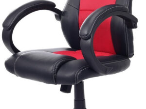 2912_1 Fotel biurowy RACER XS czarno - czerwony