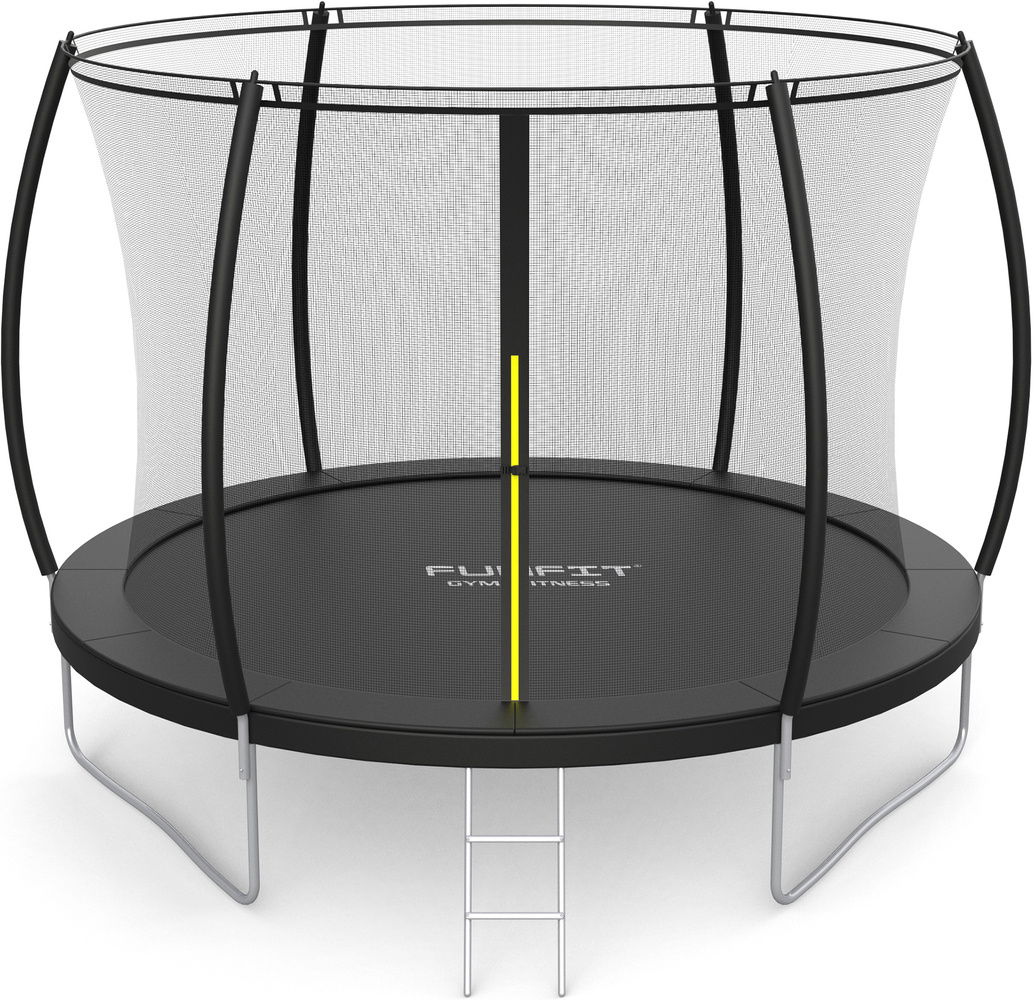 Trampolina Ogrodowa Premium dla dzieci 252cm (8FT) z Siatką Wewnętrzną i Drabinką