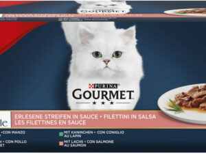 Gourmet Perle Karma dla kotów kolekcja mini filecików w sosie 60x85g