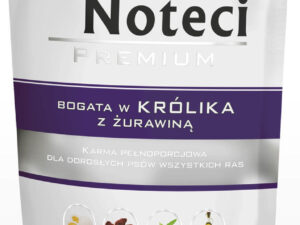 3992_1 Mokra karma dla psa Dolina Noteci Premium bogata w królika z żurawiną saszetka 500 g