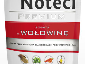3998_1 Mokra karma dla psa Dolina Noteci Premium bogata w wołowinę saszetka 500 g