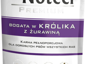 4019_1 Mokra karma dla psa Dolina Noteci Premium bogata w królika z żurawiną saszetka 150 g