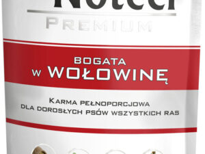 4022_1 Mokra karma dla psa Dolina Noteci Premium bogata w wołowinę saszetka 150 g
