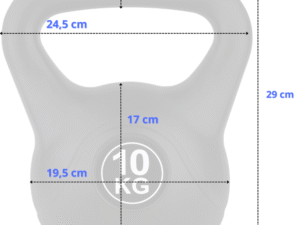 4407_1 Kettlebell do ćwiczeń FUNFIT GYM&FITNESS 10 kg