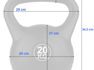 4410_1 Kettlebell do ćwiczeń FUNFIT GYM&FITNESS 20 kg