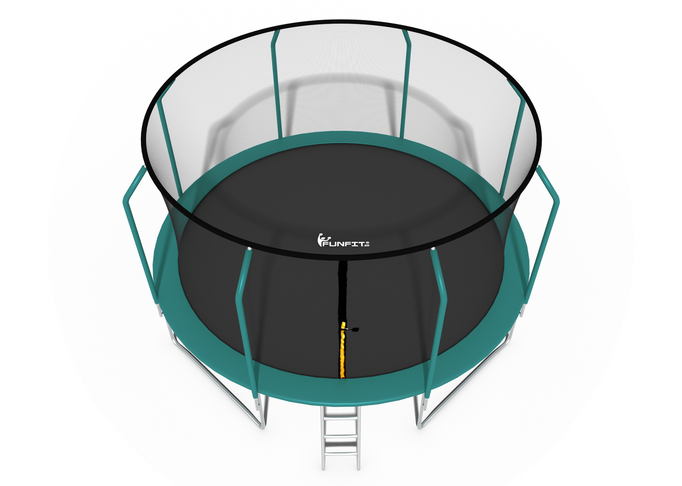 Trampolina Ogrodowa Premium dla dzieci 435cm (14FT) z Siatką Wewnętrzną i Drabinką - obrazek 3