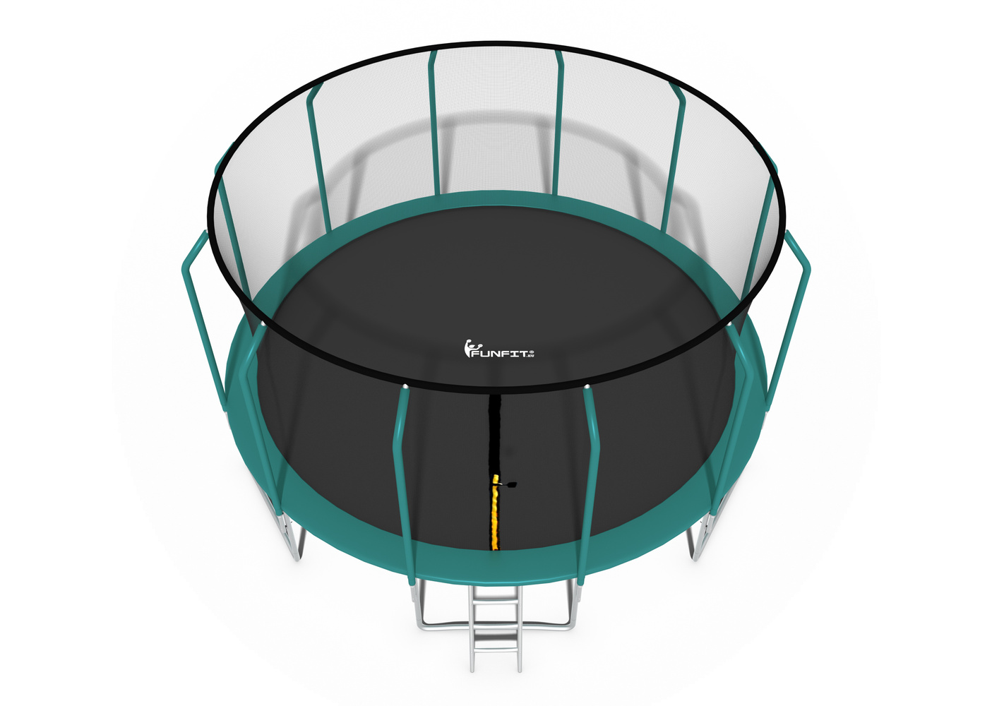 Trampolina Ogrodowa Premium dla dzieci 465cm (15FT) z Siatką Wewnętrzną i Drabinką - obrazek 3