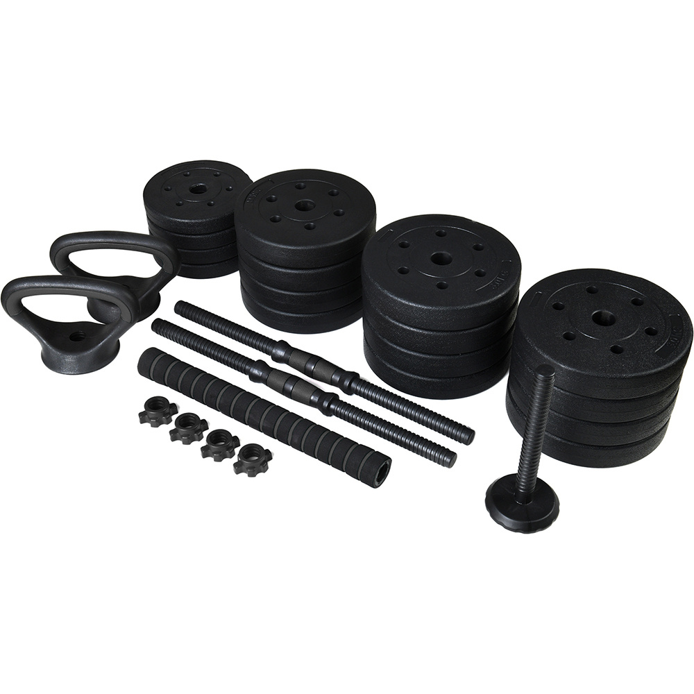 Hantle Bitumiczne 40 kg Zestaw 4w1 + uchwyty - obrazek 5