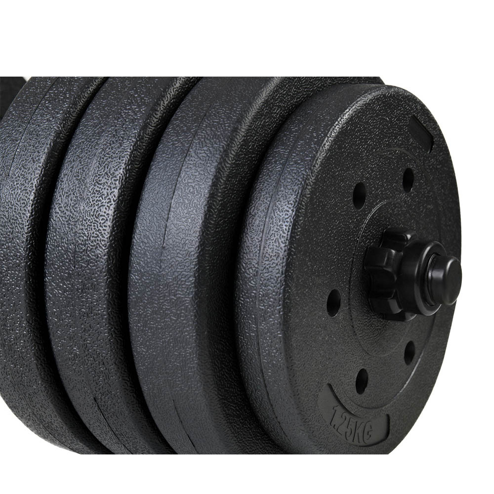 Zestaw Hantli Bitumicznych 40 kg (2x20 kg) – Regulowane Hantle do Ćwiczeń Siłowych - obrazek 6