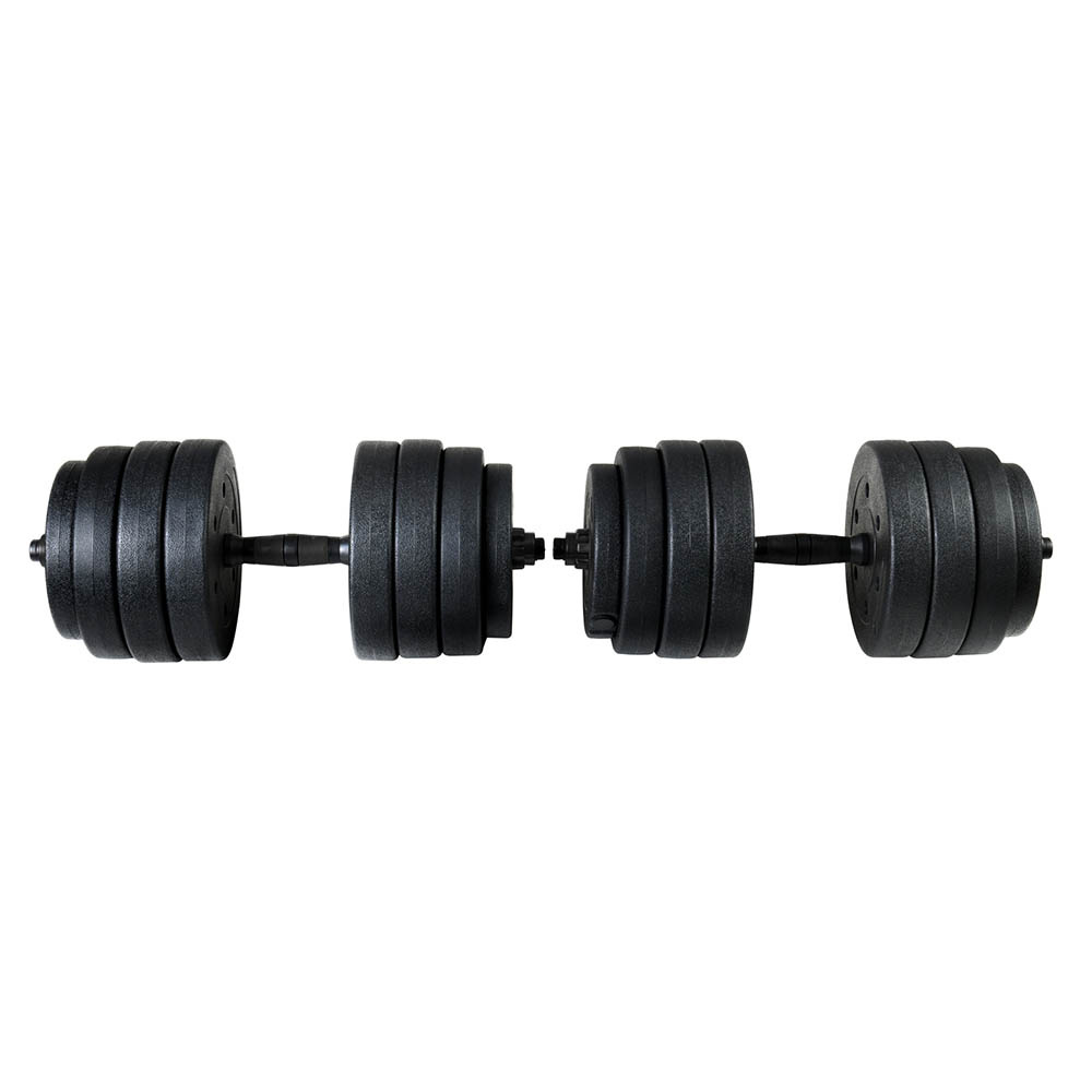 Zestaw Hantli Bitumicznych 40 kg (2x20 kg) – Regulowane Hantle do Ćwiczeń Siłowych - obrazek 7