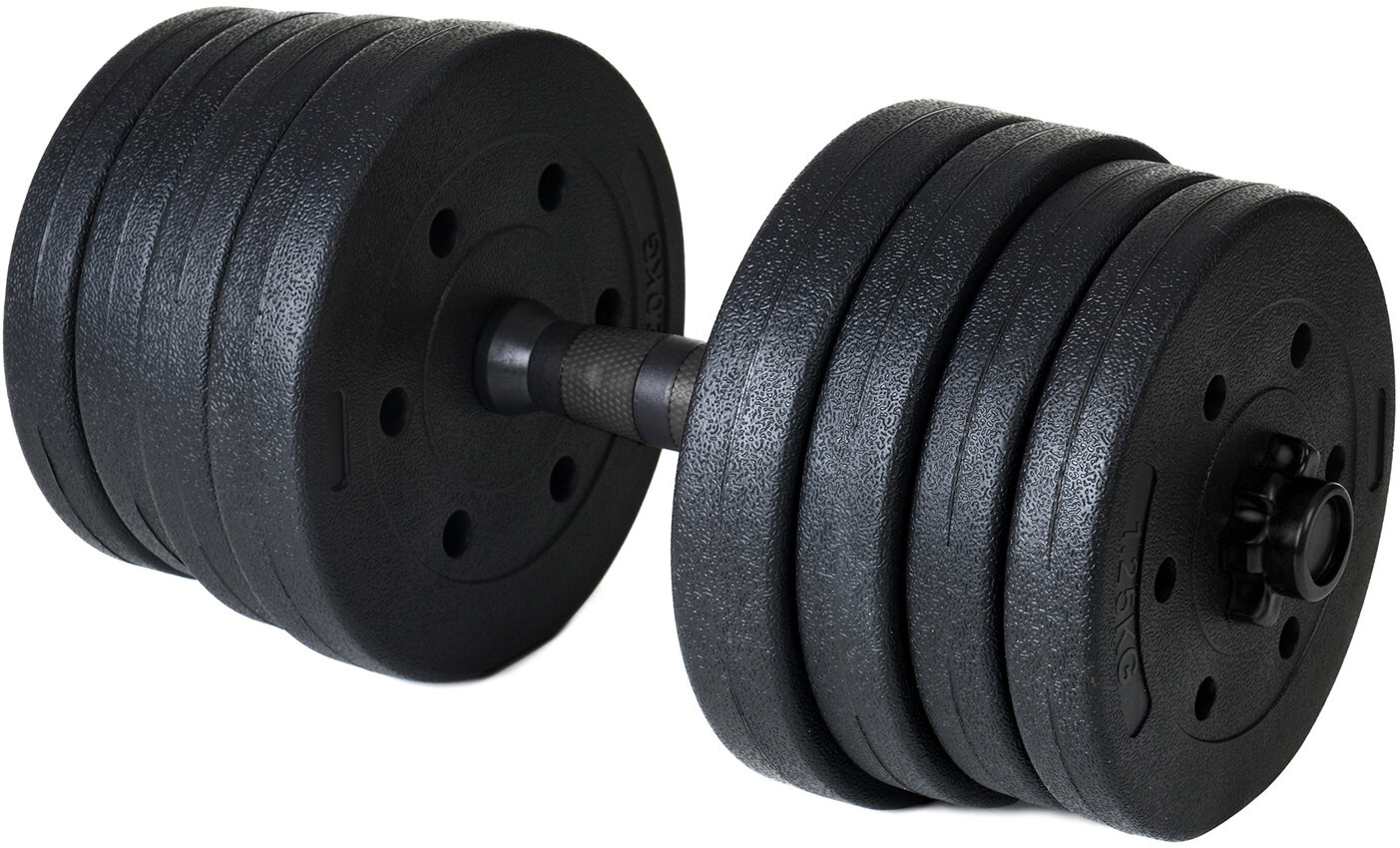 Hantle Bitumiczne 30 kg Zestaw 2x15 kg – Regulowane Hantle do Ćwiczeń w Domu - obrazek 3