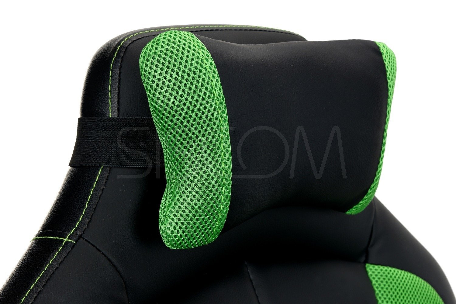 Fotel biurowy Sport czarno-zielony - obrazek 7