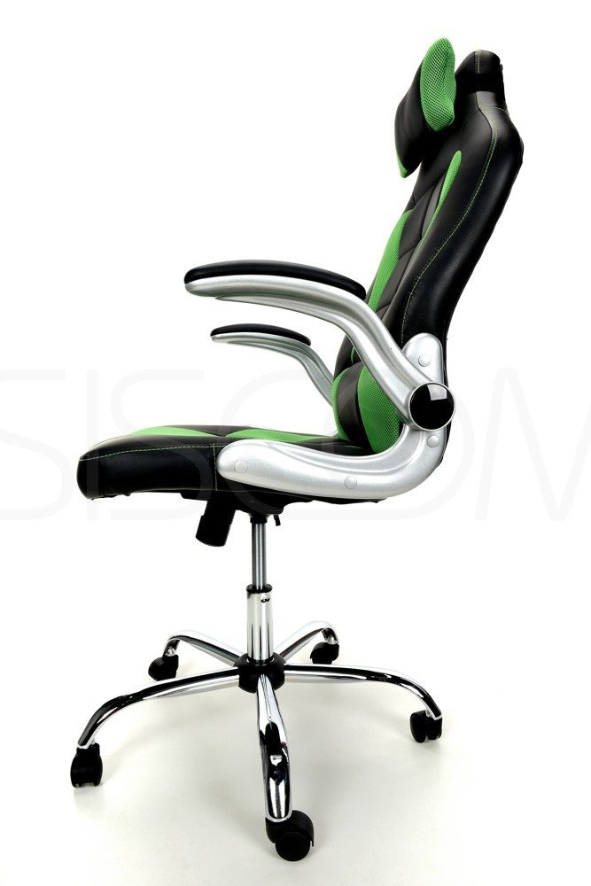 Fotel biurowy Sport czarno-zielony - obrazek 11