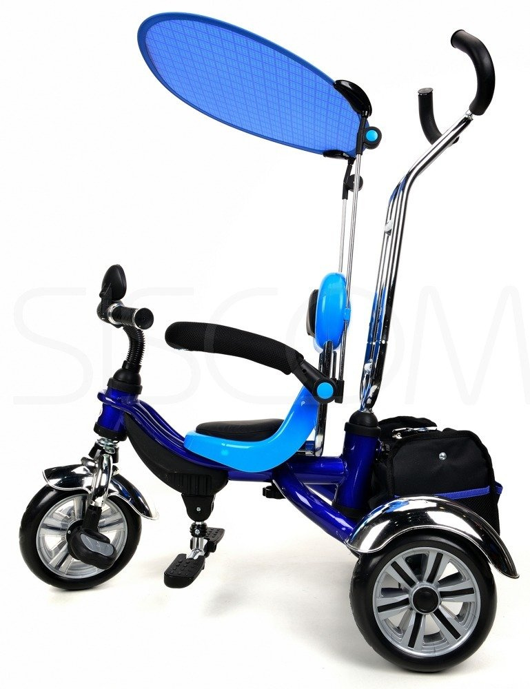 Rowerek Trójkołowy PATY BIKE II - niebieski - obrazek 2