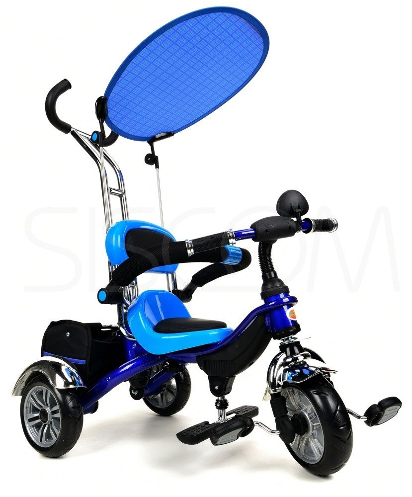 Rowerek Trójkołowy PATY BIKE II - niebieski - obrazek 3