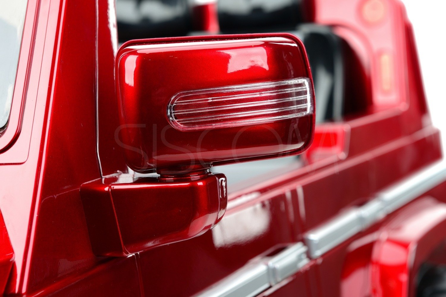 Pojazd elektryczny, na akumulator Mercedes G55 na licencji - czerwony - obrazek 14