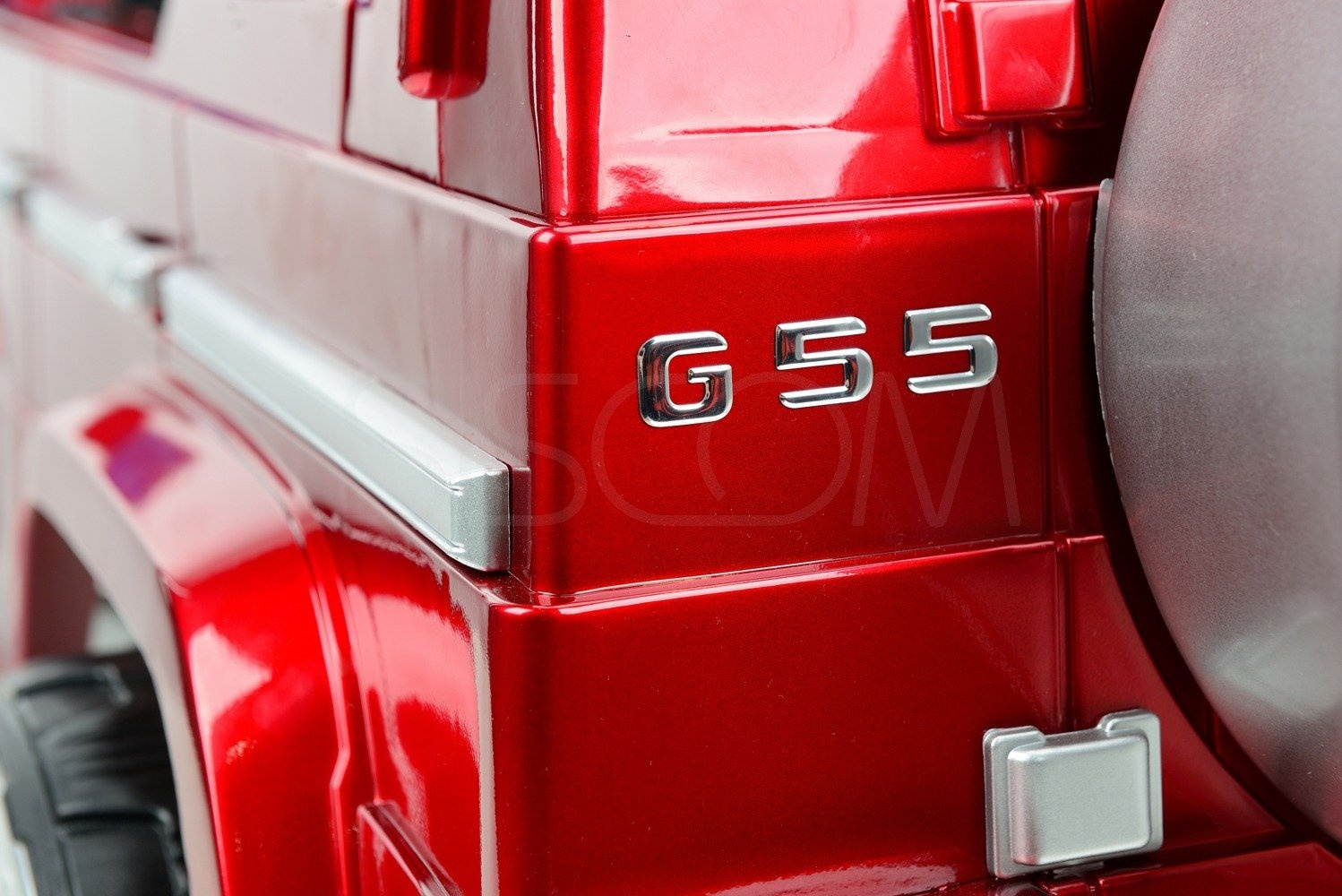 Pojazd elektryczny, na akumulator Mercedes G55 na licencji - czerwony - obrazek 17