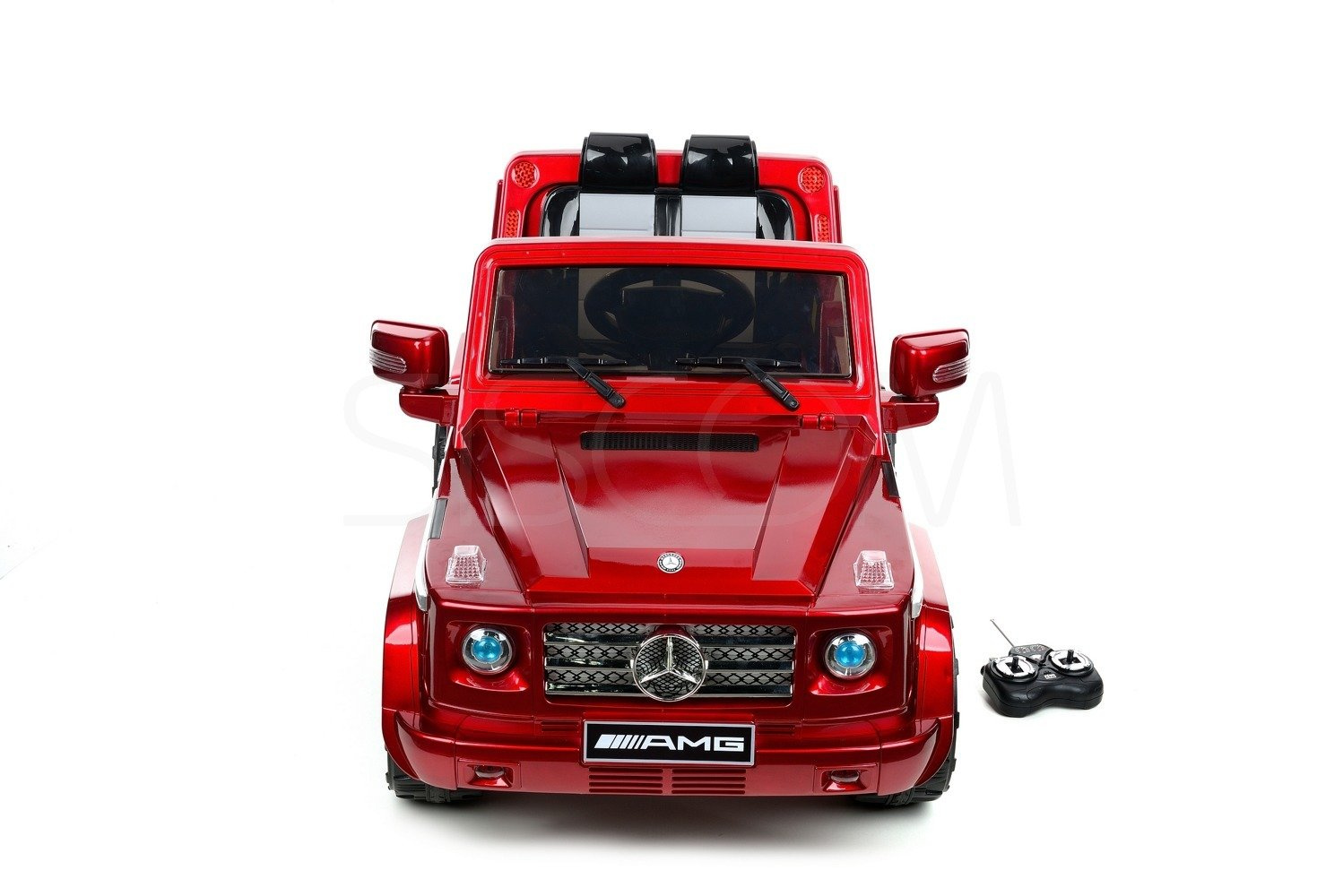 Pojazd elektryczny, na akumulator Mercedes G55 na licencji - czerwony - obrazek 2
