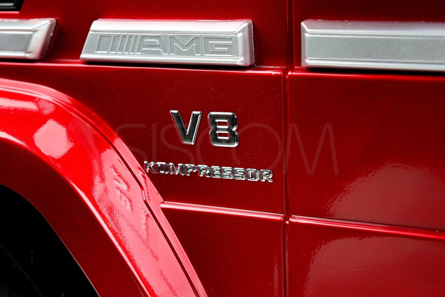Pojazd elektryczny, na akumulator Mercedes G55 na licencji - czerwony - obrazek 22