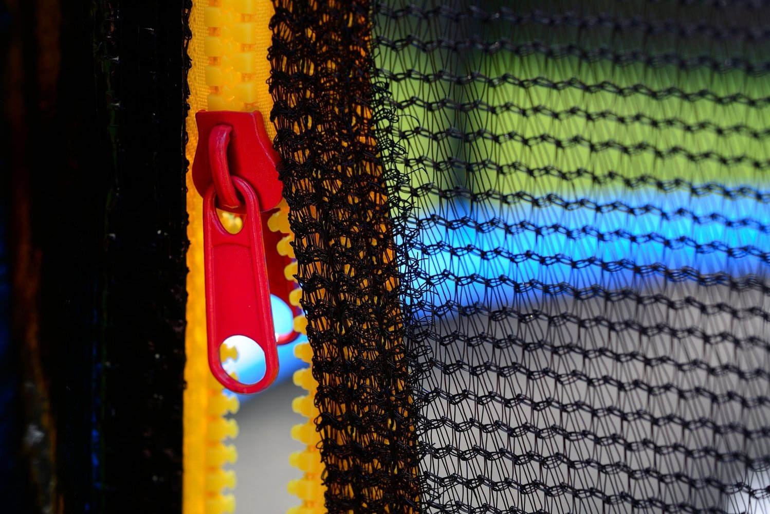 Trampolina ogrodowa dla dzieci 312cm FUNFIT z siatką zewnętrzną i drabinką - obrazek 9