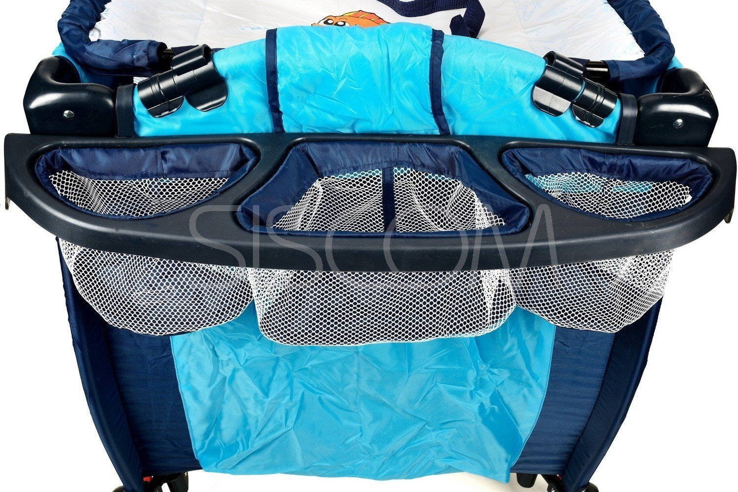 Łóżeczko turystyczne, kojec Premium - ocean - obrazek 26