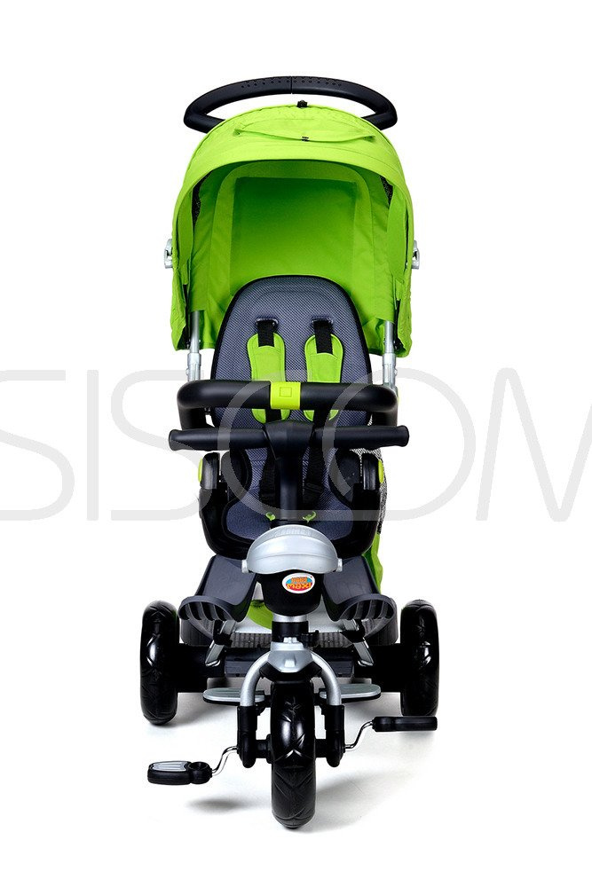 Rowerek trójkołowy z daszkiem Viky Bike Premium - zielony - obrazek 3