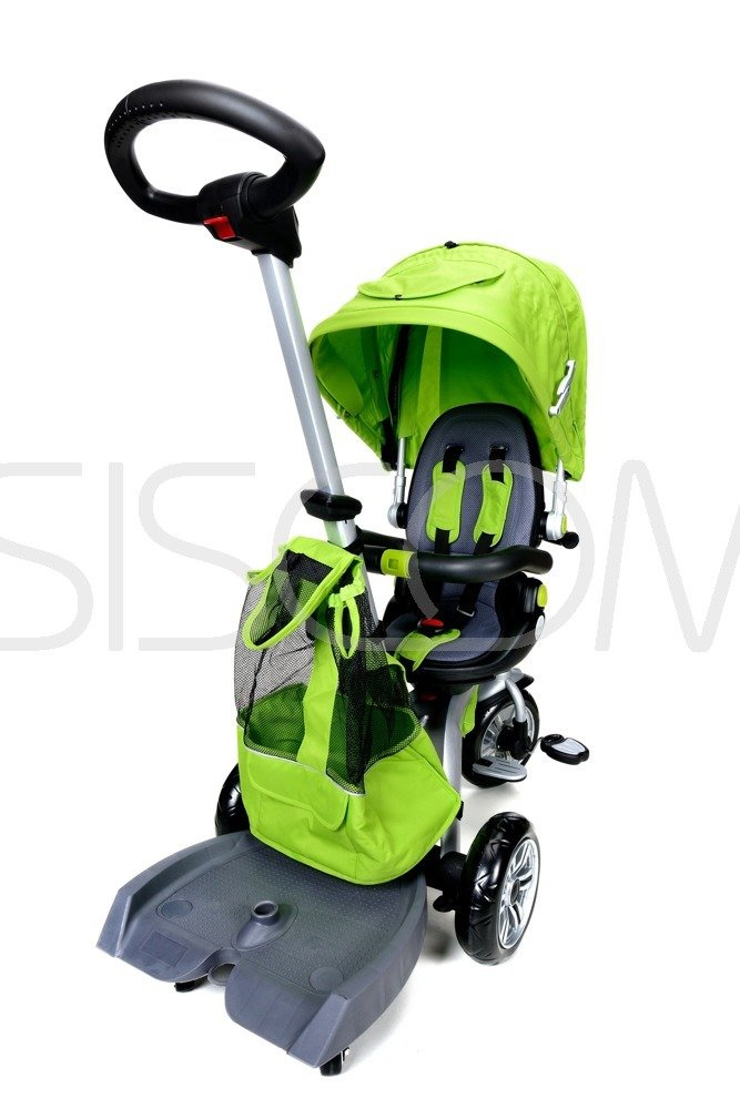 Rowerek trójkołowy z daszkiem Viky Bike Premium - zielony - obrazek 7